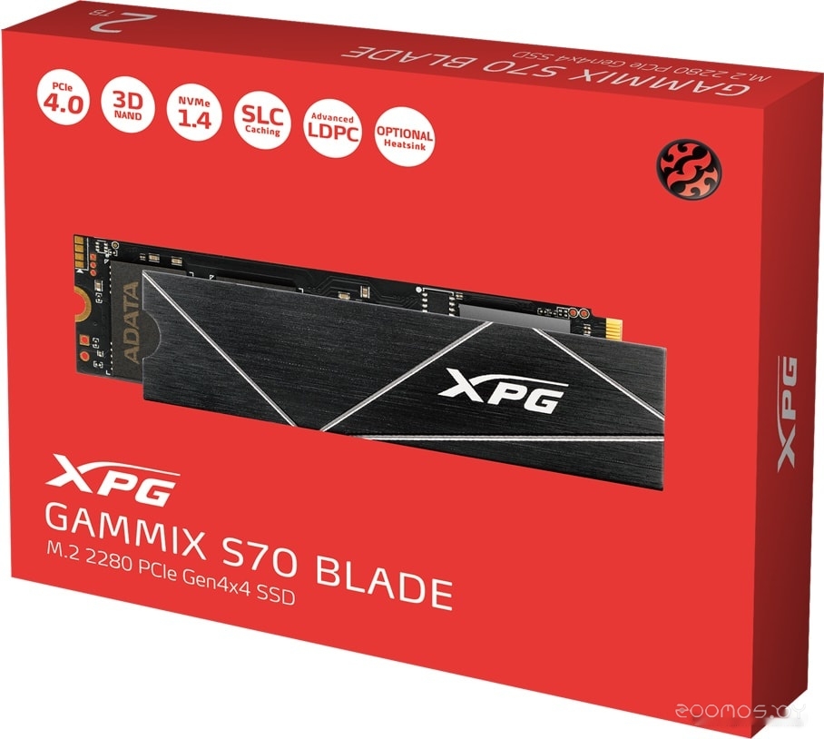 SSD A-Data XPG GAMMIX S70 Blade 4TB AGAMMIXS70B-4T-CS, фото 7