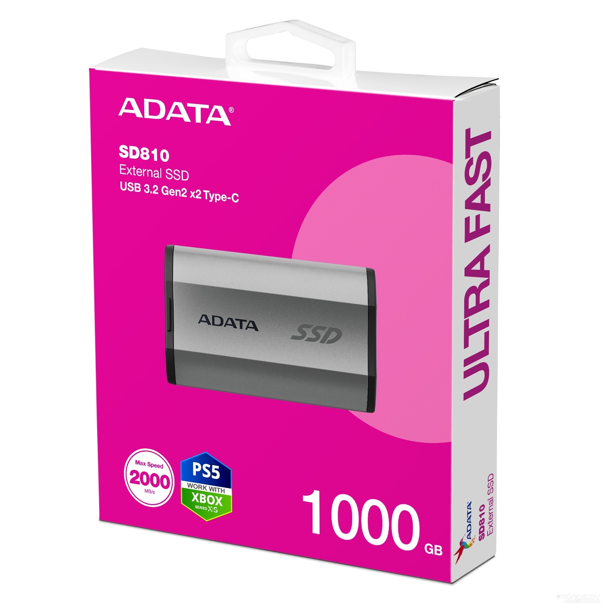 Внешний накопитель A-Data SD810 1TB SD810-1000G-CSG, фото 3
