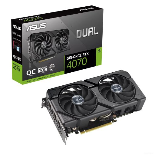 Видеокарта Asus Dual GeForce RTX 4070 EVO OC Edition 12GB GDDR6X DUAL-RTX4070-O12G-EVO, фото 1