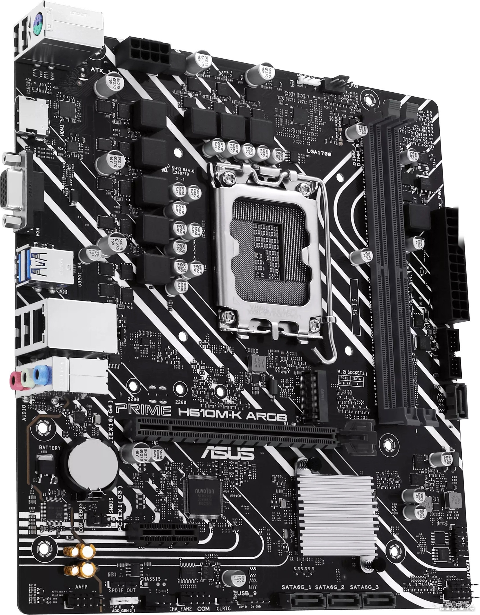 Материнская плата Asus Prime H610M-K ARGB, фото 2