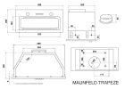 Кухонная вытяжка Maunfeld Trapeze 602SGG (черный)