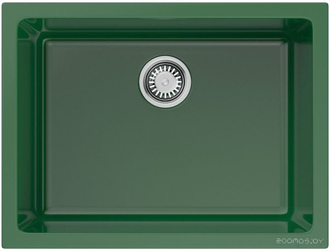 Кухонная мойка Omoikiri Okinoshima 61-U/I RG Glossy (royal green глянцевый), фото 1
