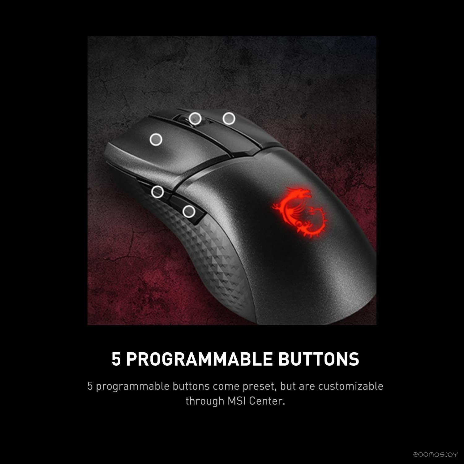Игровая мышь MSI Clutch GM31 Wireless, фото 10