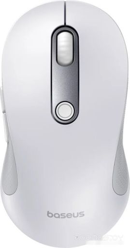 Мышь Baseus F02 Ergonomic Wireless Mouse (белый, с батарейкой в комплекте), фото 1