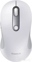 Мышь Baseus F02 Ergonomic Wireless Mouse (белый, с батарейкой в комплекте)