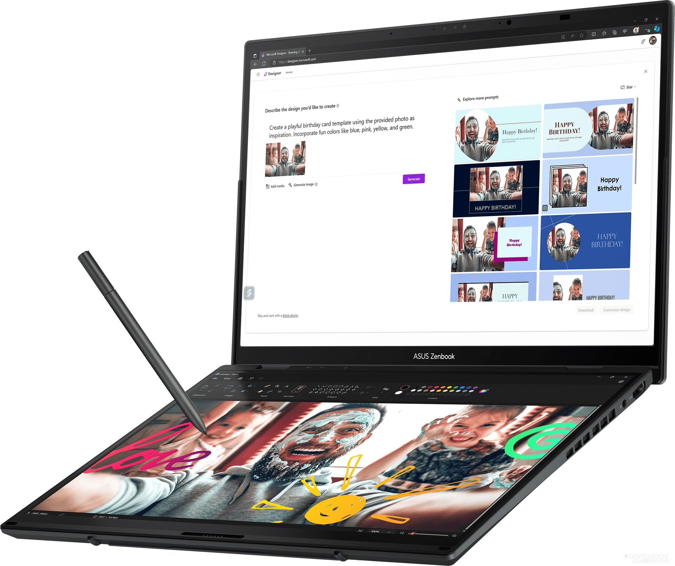 Рабочая станция Asus Zenbook Pro 14 Duo UX8406MA-QL141W, фото 7