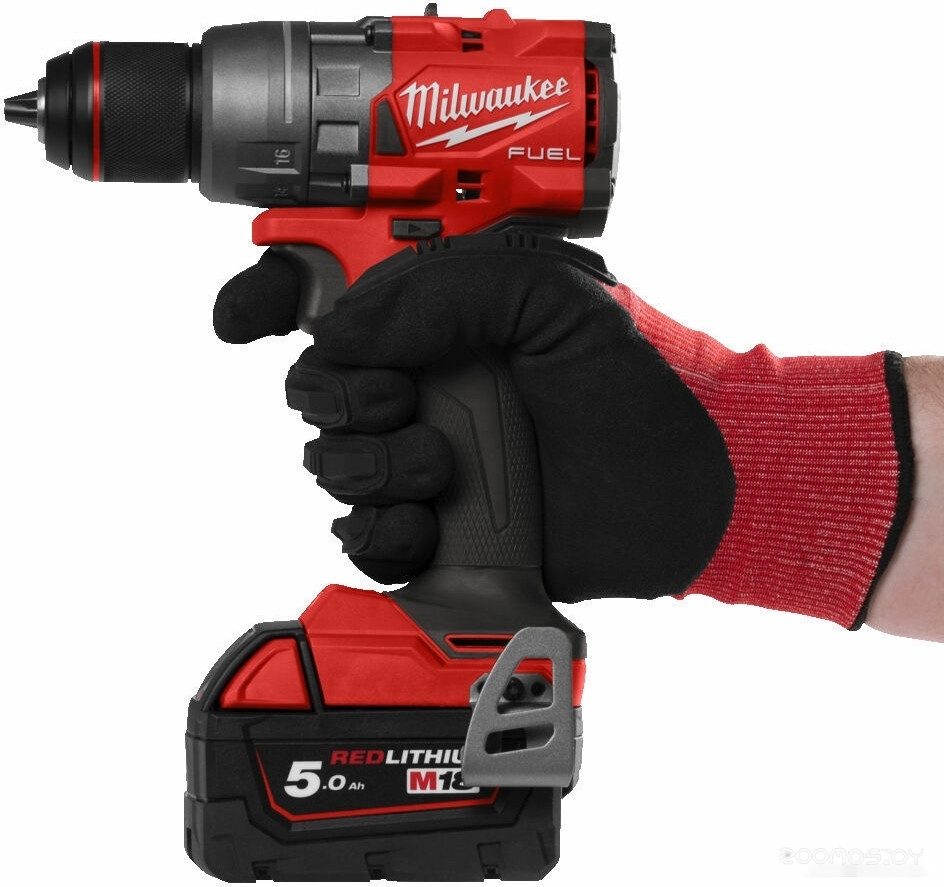 Дрель-шуруповерт Milwaukee M18 FUEL M18FDD3-502X 4933479863 (с 2-мя АКБ 5 Ач, кейс), фото 13