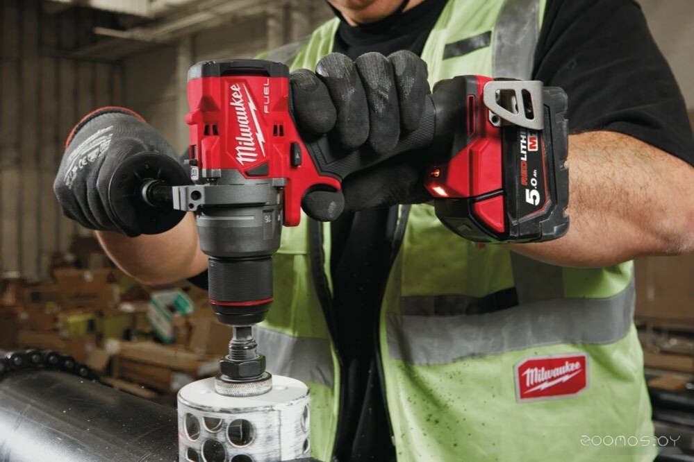 Дрель-шуруповерт Milwaukee M18 FUEL M18FDD3-502X 4933479863 (с 2-мя АКБ 5 Ач, кейс), фото 3