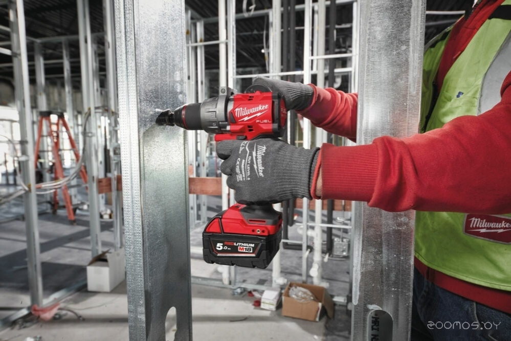 Дрель-шуруповерт Milwaukee M18 FUEL M18FDD3-502X 4933479863 (с 2-мя АКБ 5 Ач, кейс), фото 7