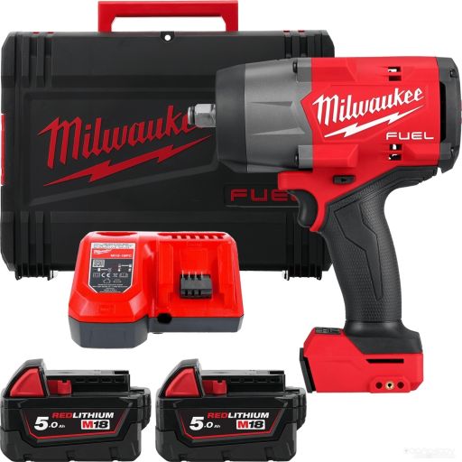 Гайковерт Milwaukee M18 FUEL M18FHIW2F12-502X 4933492783 (с 2-мя АКБ, кейс), фото 1
