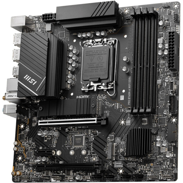 Материнская плата MSI Pro B760M-A WiFi DDR4, фото 2