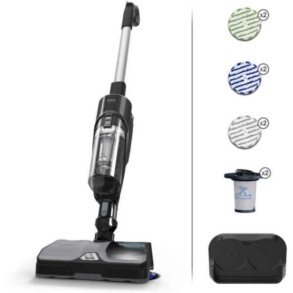 Вертикальный пылесос с влажной уборкой Tefal X-Combo GF3039WO, фото 2