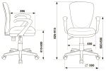 Компьютерное кресло Бюрократ KD-W10AXSN/STICK-BG (бежевый)