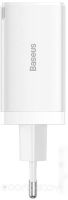 Сетевое зарядное Baseus GaN5 Pro Fast Charger 2C+U 65W (белый)