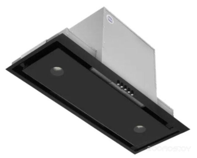 Вытяжка AKPO Neva Glass Eco 80 wk-4 (чёрное стекло), фото 1