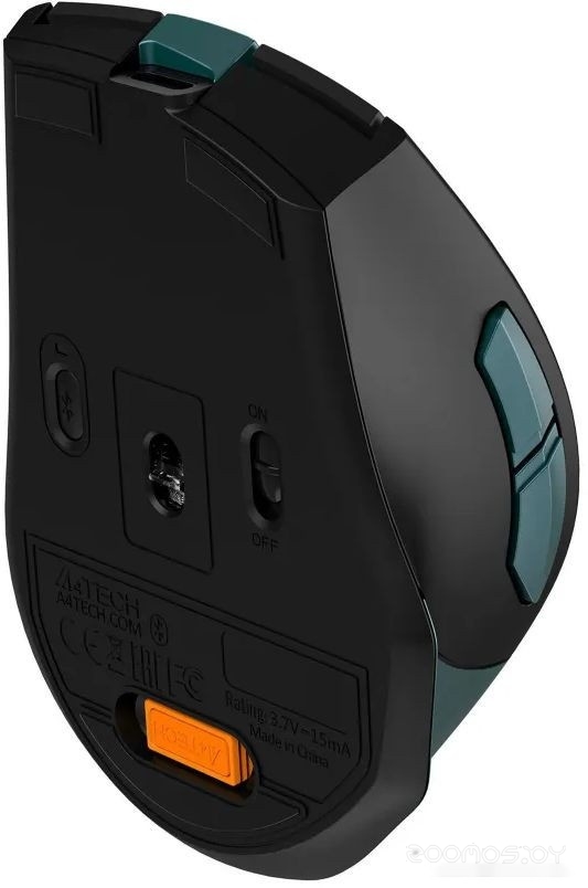 Мышь A4Tech Fstyler FB35CS (черный/темно-зеленый), фото 8