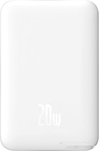 Внешний аккумулятор Baseus Magnetic Mini Air Wireless Fast Charge Power Bank 20W 10000mAh (белый)