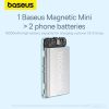 Внешний аккумулятор Baseus Magnetic Mini Air Wireless Fast Charge Power Bank 20W 10000mAh (голубой)