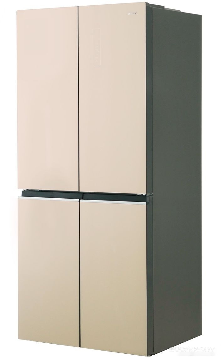 Четырёхдверный холодильник CENTEK CT-1745 Beige, фото 2