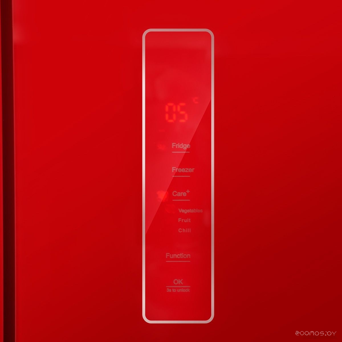 Четырёхдверный холодильник CENTEK CT-1745 Red, фото 6