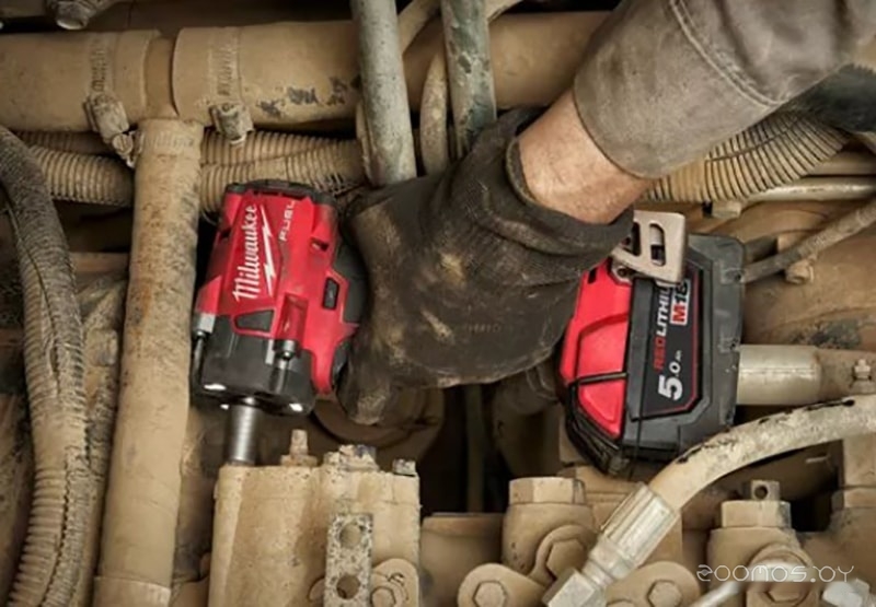 Гайковерт Milwaukee M18 FIW2P12-502X 4933478447 (с 2-мя АКБ, кейс), фото 9