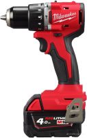 Ударная дрель-шуруповерт Milwaukee M18 BLPDRC-402C 4933492824 (с 2-мя АКБ 4 Ач, кейс)