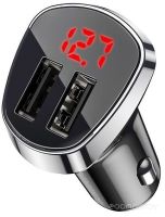 Автомобильное зарядное Borofone BZ15 (черный)