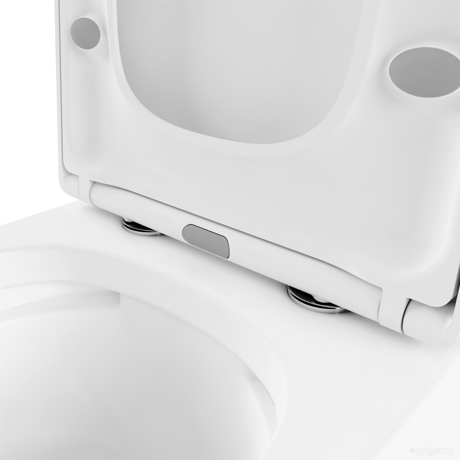Унитаз Lavinia Boho Relfix Aveo Rimless 5 в 1 87060256 (черный пластик), фото 8