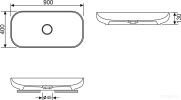 Умывальник Wellsee Croquis 150310001, 2 в 1