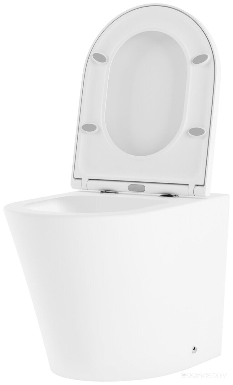Унитаз Lavinia Boho Relfix Biore 5 в 1 87551041 (черный/белый стекло), фото 2