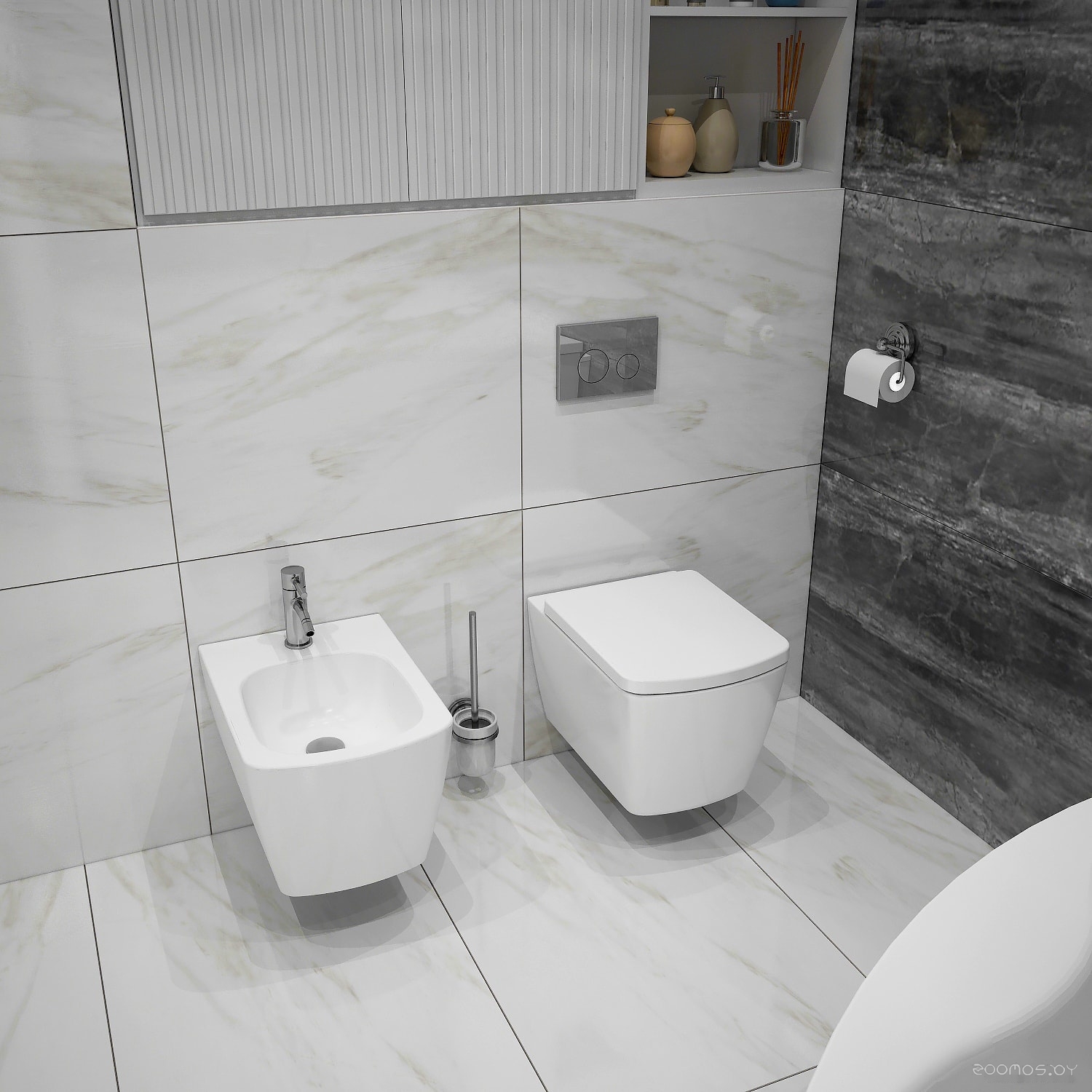 Унитаз Lavinia Boho Relfix Aveo Rimless 7 в 1 87040126 (хром пластик), фото 4