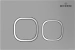 Унитаз подвесной Roxen Antares One Rimless 6 в 1 StounFix Slim 560993 (кнопка: матовая)
