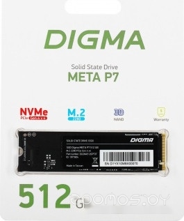SSD DIGMA Meta P7 512GB DGSM4512GP73T, фото 3