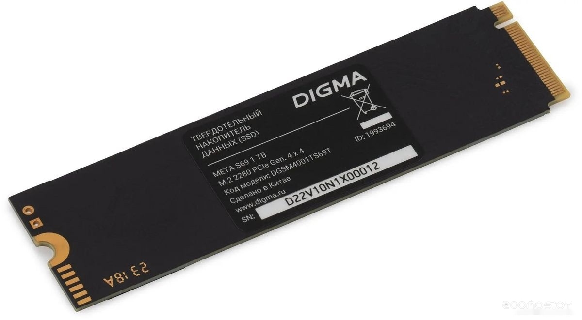 SSD DIGMA Meta S69 1TB DGSM4001TS69T, фото 2