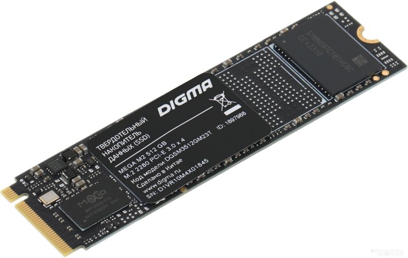 SSD DIGMA Mega M2 512GB DGSM3512GM23T, фото 1