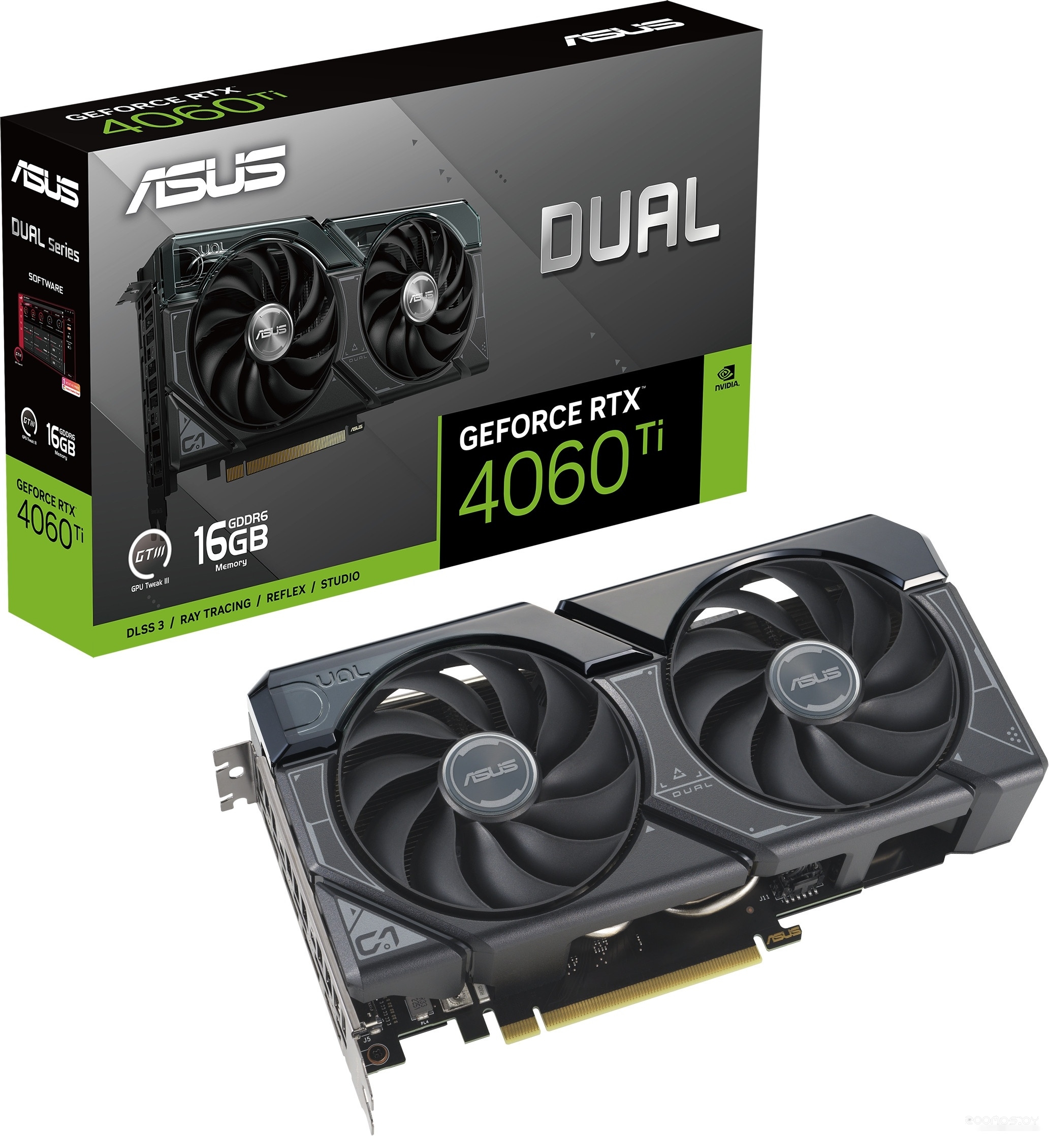 Видеокарта Asus Dual GeForce RTX 4060 Ti 16GB GDDR6 DUAL-RTX4060TI-16G, фото 4