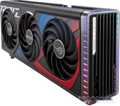 Видеокарта Asus ROG Strix GeForce RTX 4070 Ti Super 16GB GDDR6X OC Edition ROG-STRIX-RTX4070TIS-O16G-GAMING, фото 4