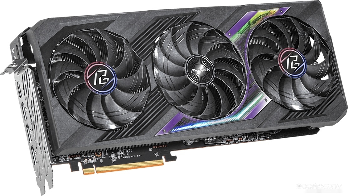 Видеокарта ASROCK Radeon RX 7700 XT Phantom Gaming 12GB OC RX7700XT PG 12GO, фото 4
