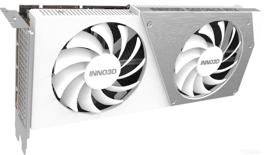 Видеокарта Inno3D GeForce RTX 4060 Ti 16GB Twin X2 OC White N406T2-16D6X-178055W