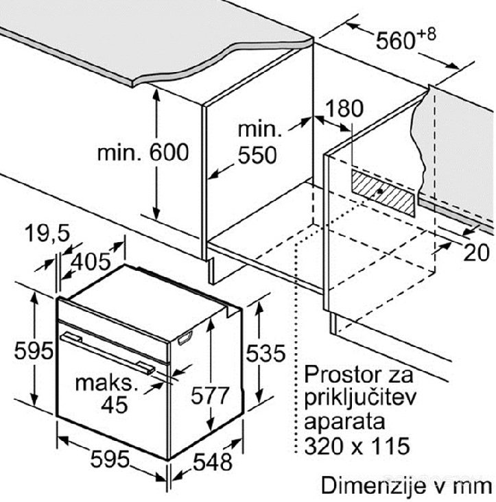 Духовой шкаф Bosch HBG633NS1, фото 8