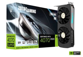 Видеокарта ZOTAC GAMING GeForce RTX 4070 SUPER Twin Edge OC 12GB GDDR6X ZT-D40720H-10M