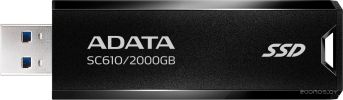 Внешний накопитель A-Data SC610 2TB SC610-2000G-CBK/RD