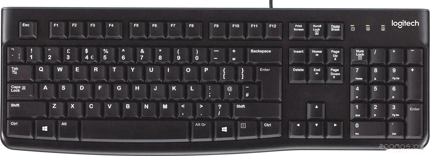 Клавиатура Logitech K120 (нет кириллицы)