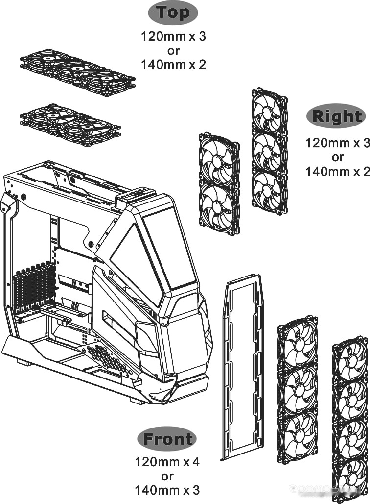 Корпус Thermaltake AH T600 CA-1Q4-00M1WN-00, фото 16
