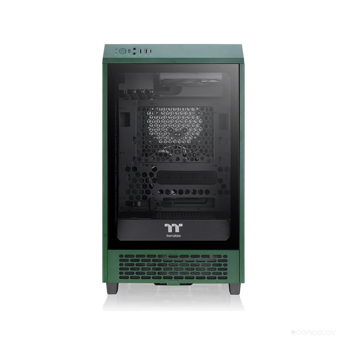 Корпус Thermaltake he Tower 200 Racing Green без Б/П CA-1X9-00SCWN-00, фото 3