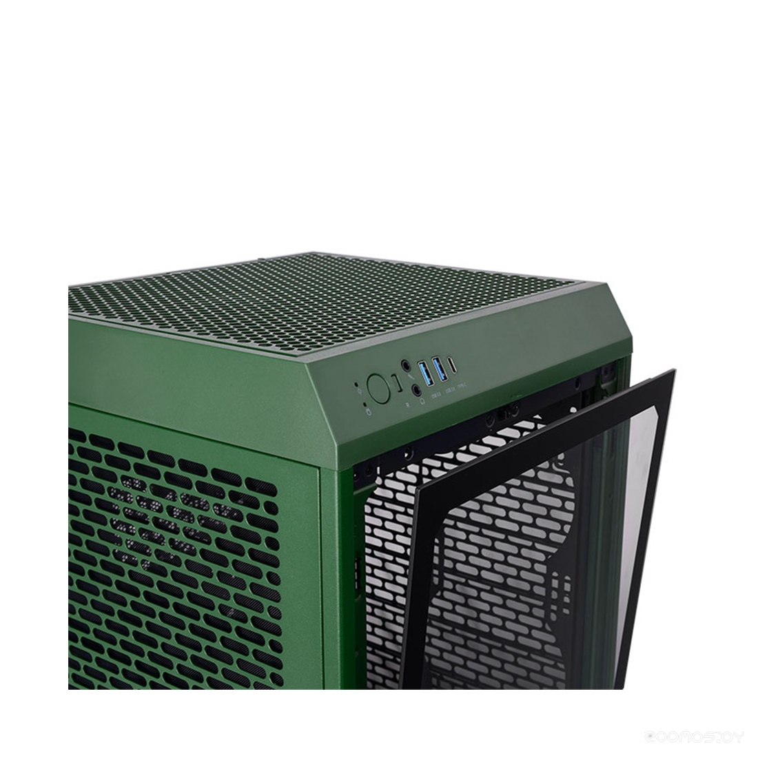 Корпус Thermaltake he Tower 200 Racing Green без Б/П CA-1X9-00SCWN-00, фото 2