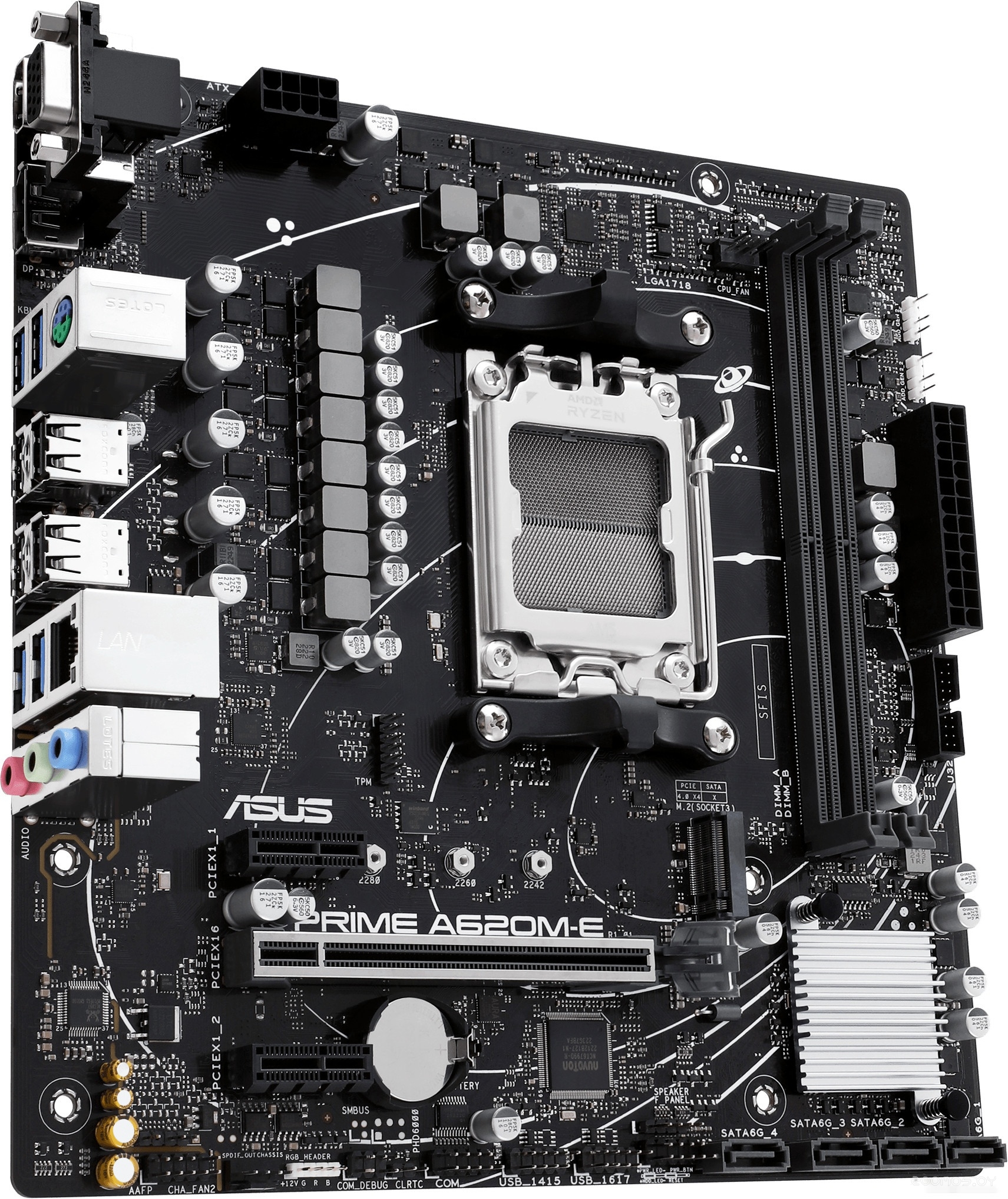 Материнская плата Asus Prime A620M-E-CSM, фото 3
