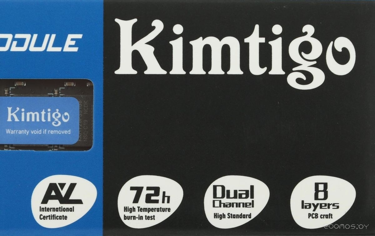 Оперативная память Kimtigo 4ГБ DDR4 SODIMM 2666 МГц KMKS4G8582666, фото 5