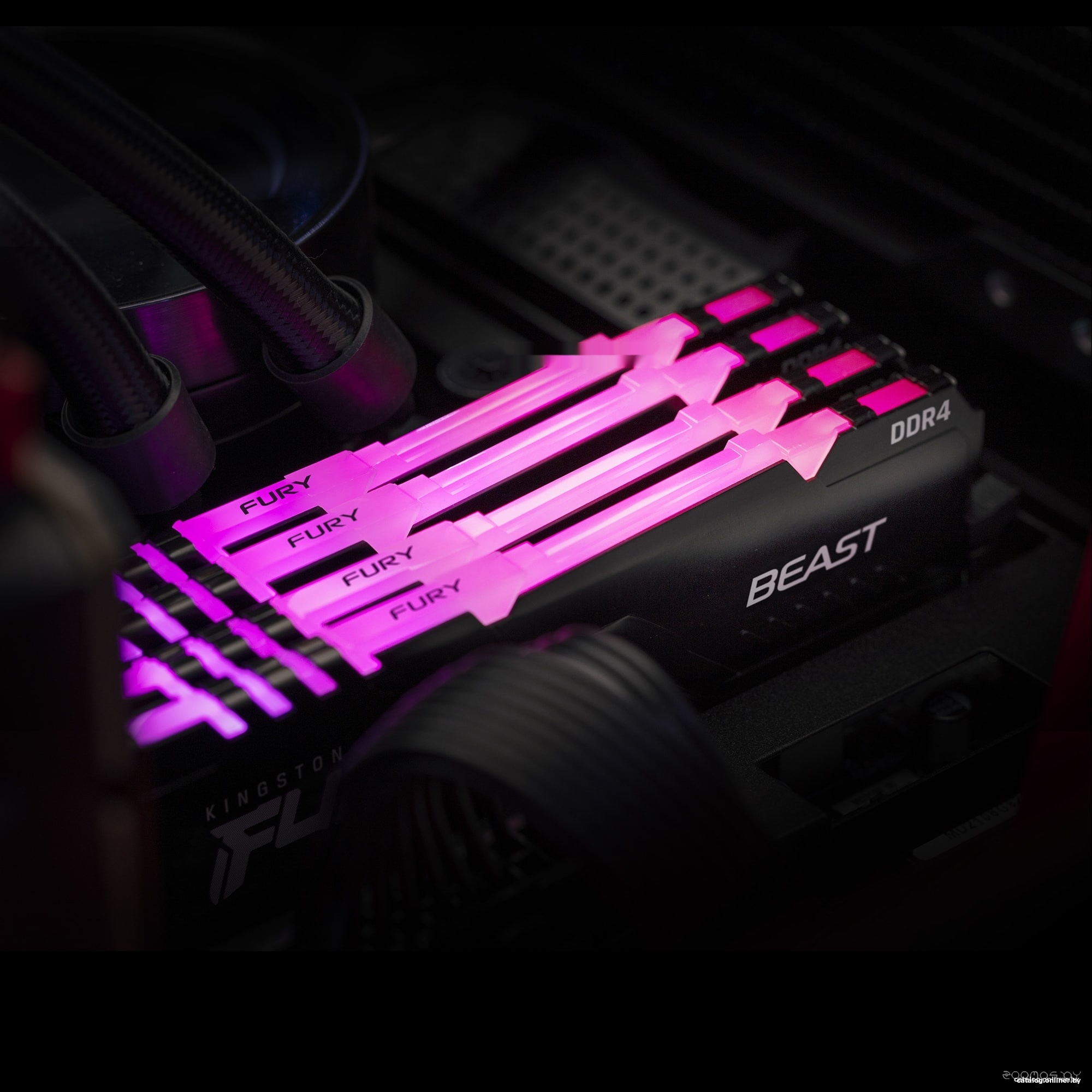 Оперативная память Kingston FURY Beast RGB 2x8ГБ DDR4 3733 МГц KF437C19BB2AK2/16, фото 7