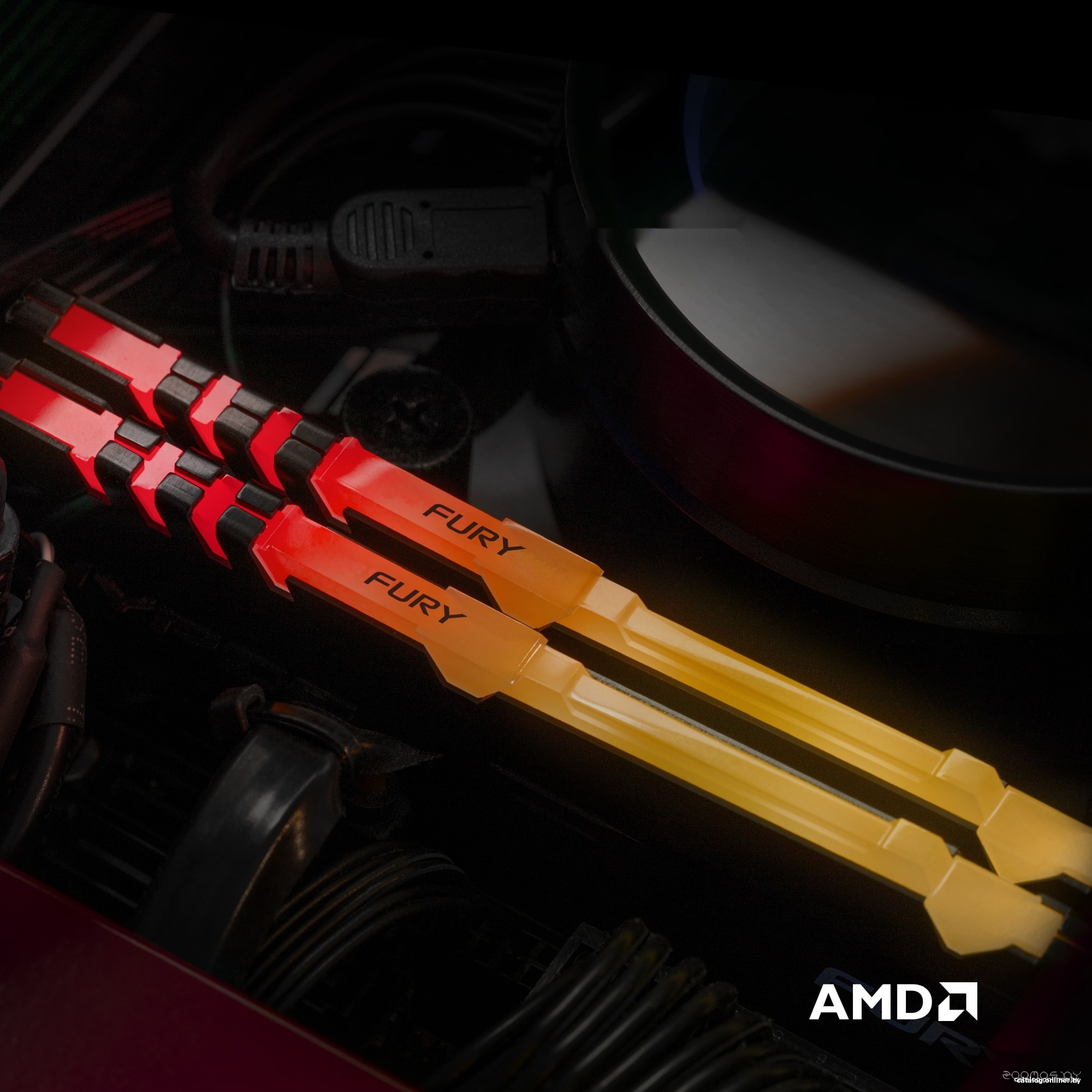 Оперативная память Kingston FURY Beast RGB 2x8ГБ DDR4 2666 МГц KF426C16BB2AK2/16, фото 3